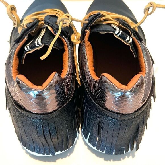 SHUSHOP ‘PEPA’ Black Sneakers 10 *NWT* - Picture 7 of 13